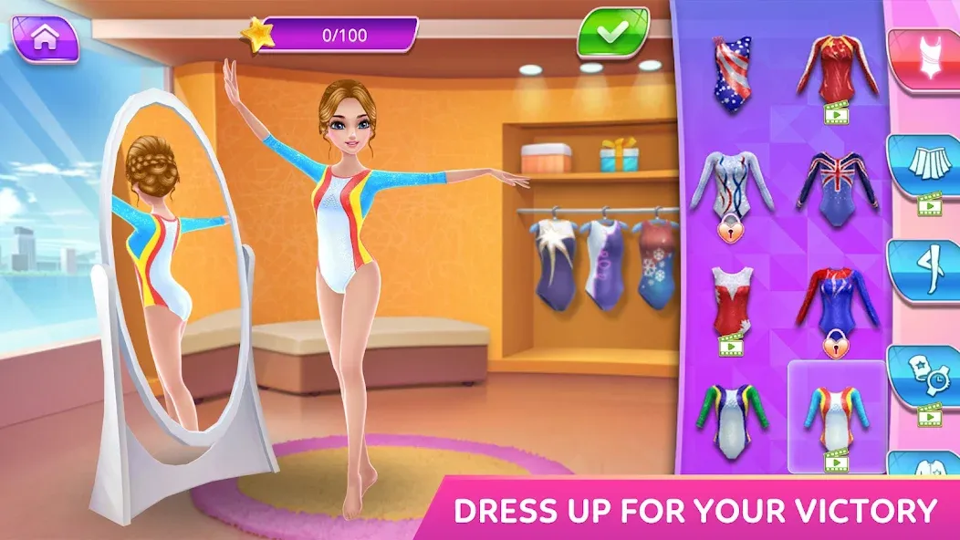 Взлом Gymnastics Superstar Star Girl  [МОД Много денег] — стабильная версия apk на Андроид screen 1