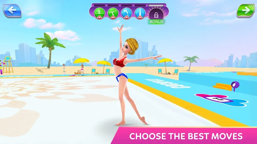 Взлом Gymnastics Superstar Star Girl  [МОД Много денег] — стабильная версия apk на Андроид screen 2