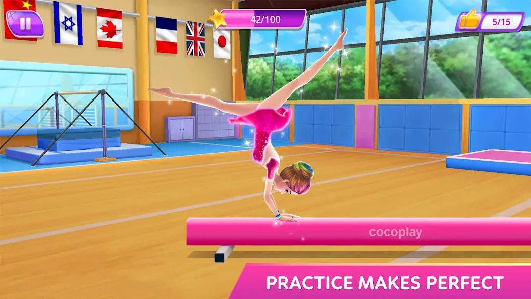 Взлом Gymnastics Superstar Star Girl  [МОД Много денег] — стабильная версия apk на Андроид screen 4