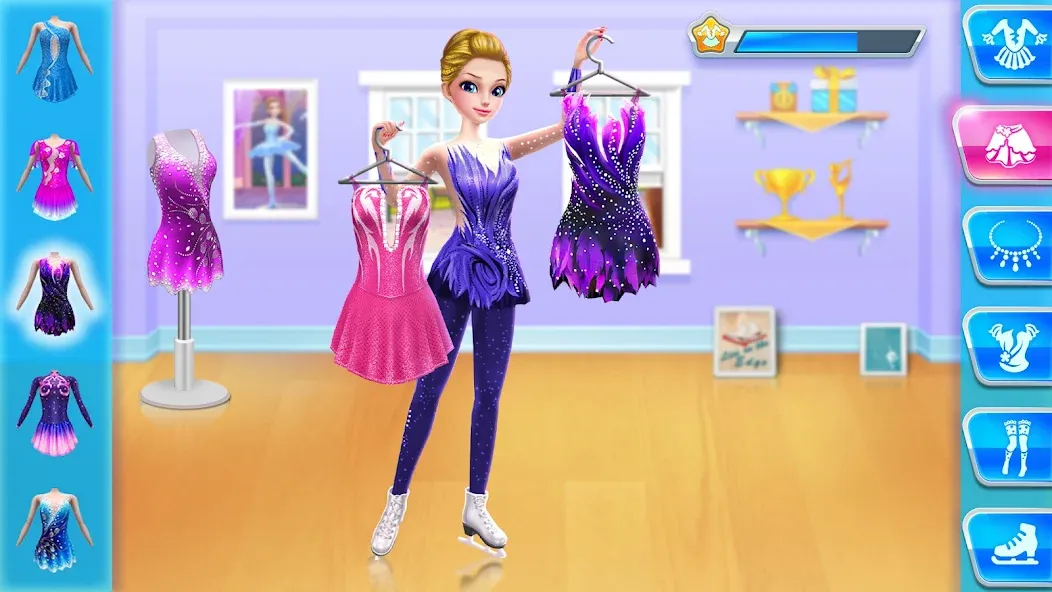 Взломанная Ice Skating Ballerina Life  [МОД Бесконечные деньги] — последняя версия apk на Андроид screen 1