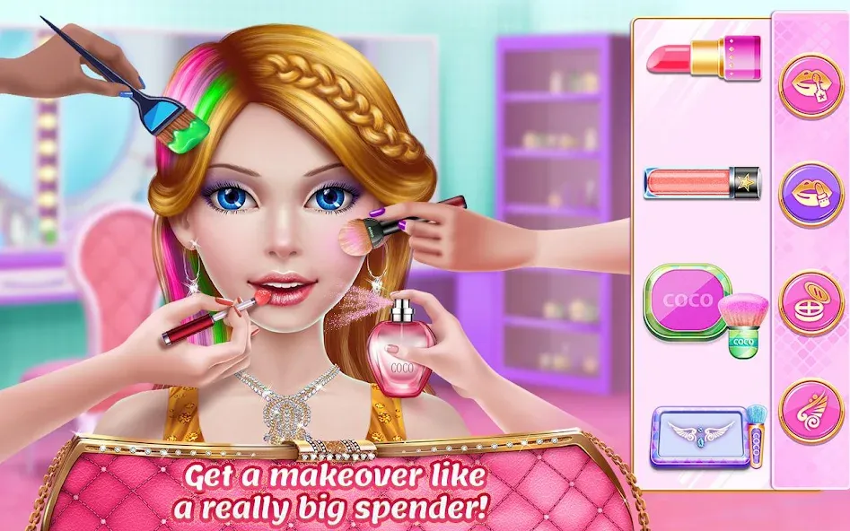 Взломанная Rich Girl Mall — Shopping Game  [МОД Unlimited Money] — последняя версия apk на Андроид screen 3