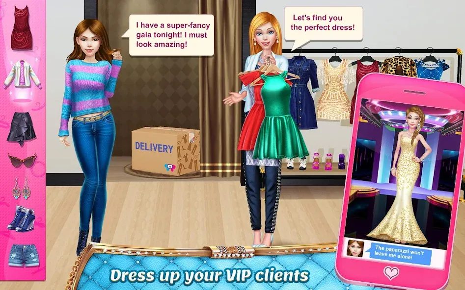 Скачать взлом Stylist Girl: Make Me Fabulous  [МОД Меню] — полная версия apk на Андроид screen 2