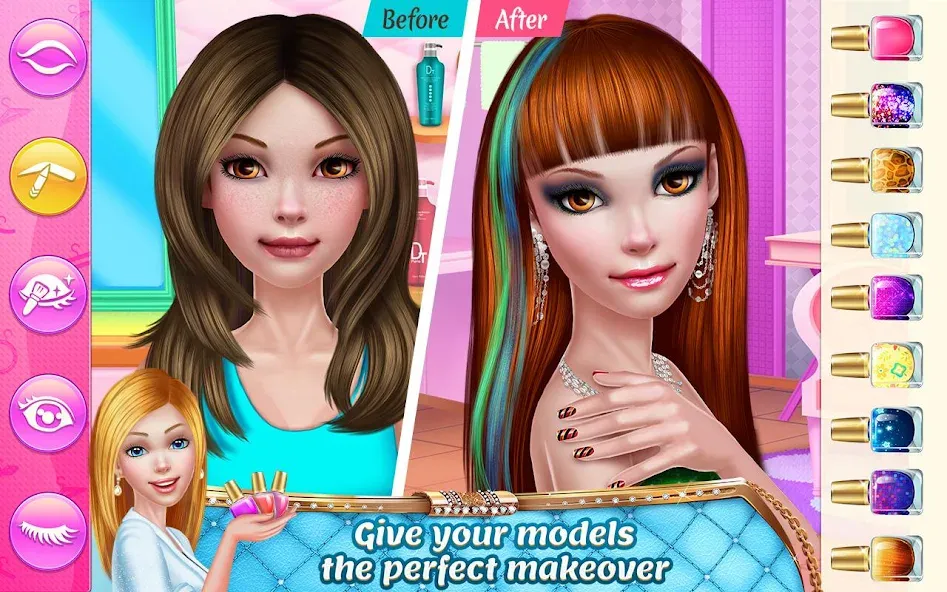 Скачать взлом Stylist Girl: Make Me Fabulous  [МОД Меню] — полная версия apk на Андроид screen 3