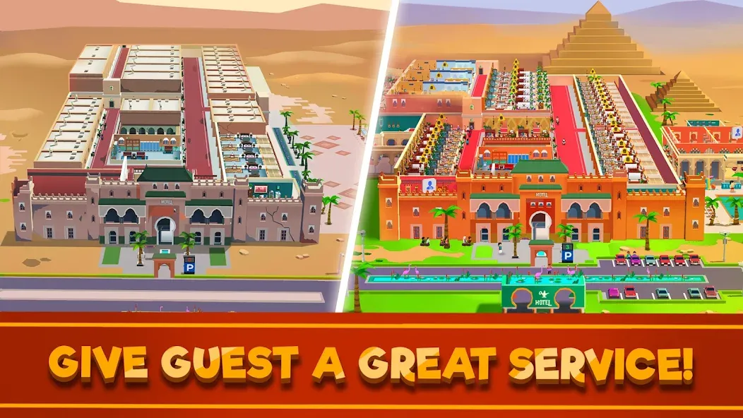 Скачать взломанную Hotel Empire Tycoon－Idle Game  [МОД Бесконечные монеты] — стабильная версия apk на Андроид screen 4