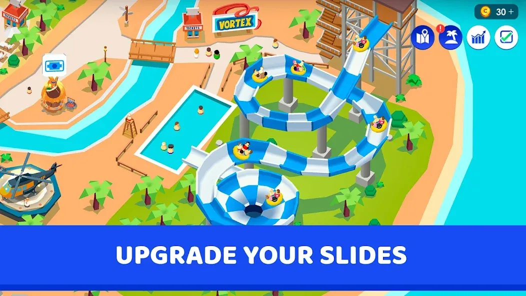 Взлом Idle Theme Park Tycoon (Айдел Тем Парк Тайкун)  [МОД Меню] — последняя версия apk на Андроид screen 3