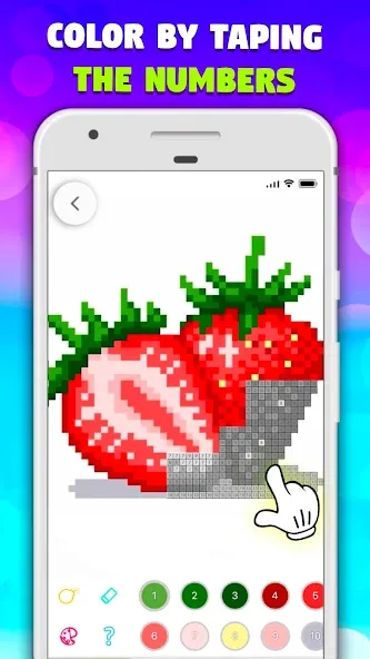 Скачать взломанную Pixel Art book・Color by number  [МОД Много монет] — стабильная версия apk на Андроид screen 2