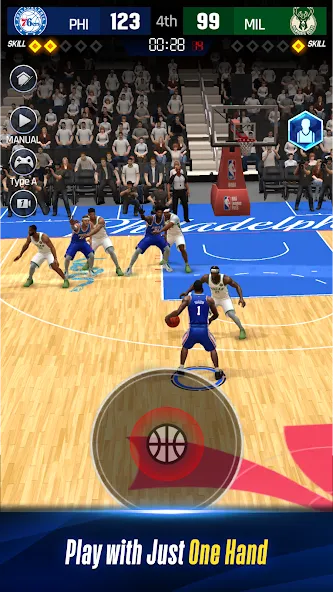 Скачать взлом NBA NOW 24 (НБА СЕЙЧАС 23)  [МОД Mega Pack] — стабильная версия apk на Андроид screen 2