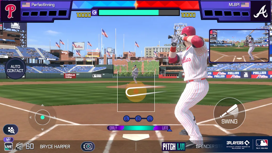 Взломанная MLB Perfect Inning 24 (МЛБ Совершенная Подача 23)  [МОД Все открыто] — полная версия apk на Андроид screen 5