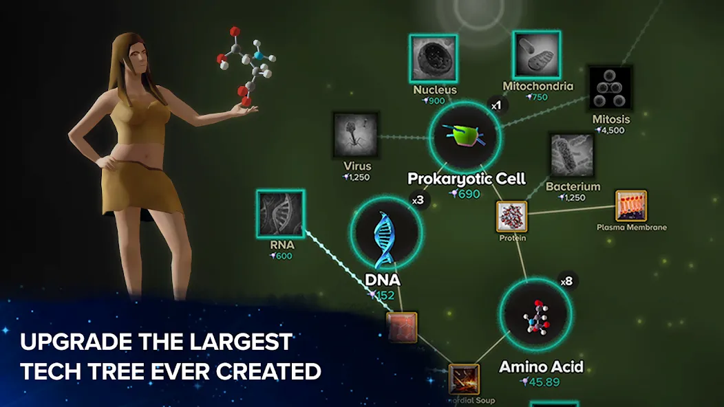 Скачать взломанную Cell to Singularity: Evolution  [МОД Unlocked] — стабильная версия apk на Андроид screen 5