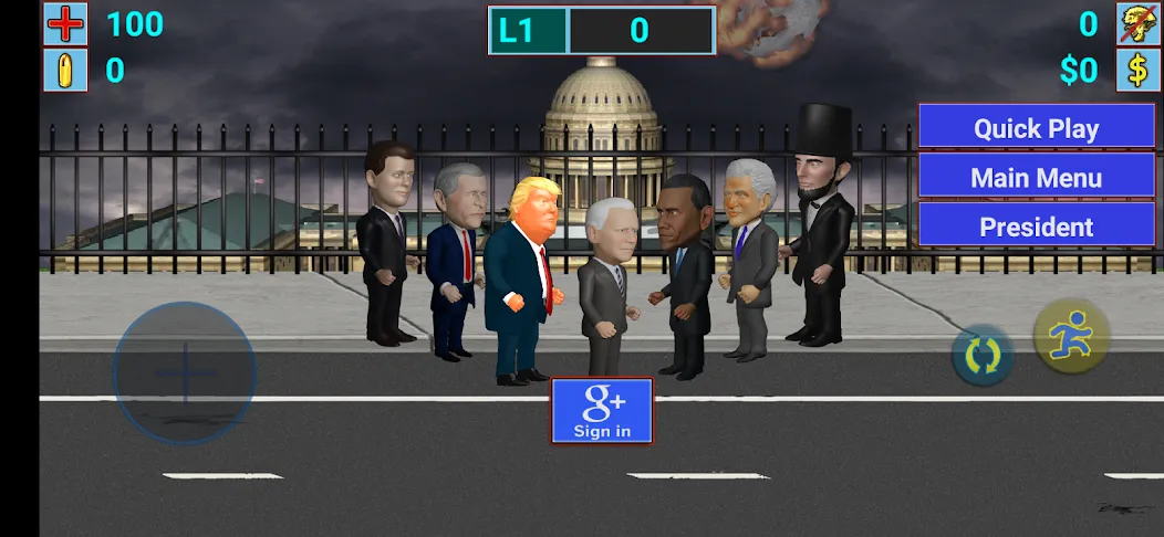 Взлом Aliens vs President (Элиены против Президента)  [МОД Меню] — полная версия apk на Андроид screen 1