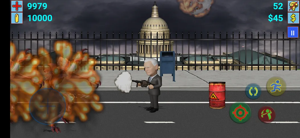 Взлом Aliens vs President (Элиены против Президента)  [МОД Меню] — полная версия apk на Андроид screen 3