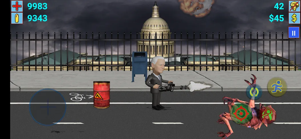 Взлом Aliens vs President (Элиены против Президента)  [МОД Меню] — полная версия apk на Андроид screen 4