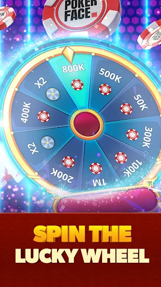 Скачать взлом Poker Face: Texas Holdem Poker (Покер Фейс)  [МОД Unlimited Money] — стабильная версия apk на Андроид screen 3