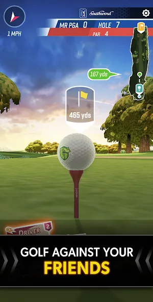 Взломанная PGA TOUR Golf Shootout (ПГА ТУР Гольф Стрельба)  [МОД Все открыто] — полная версия apk на Андроид screen 2