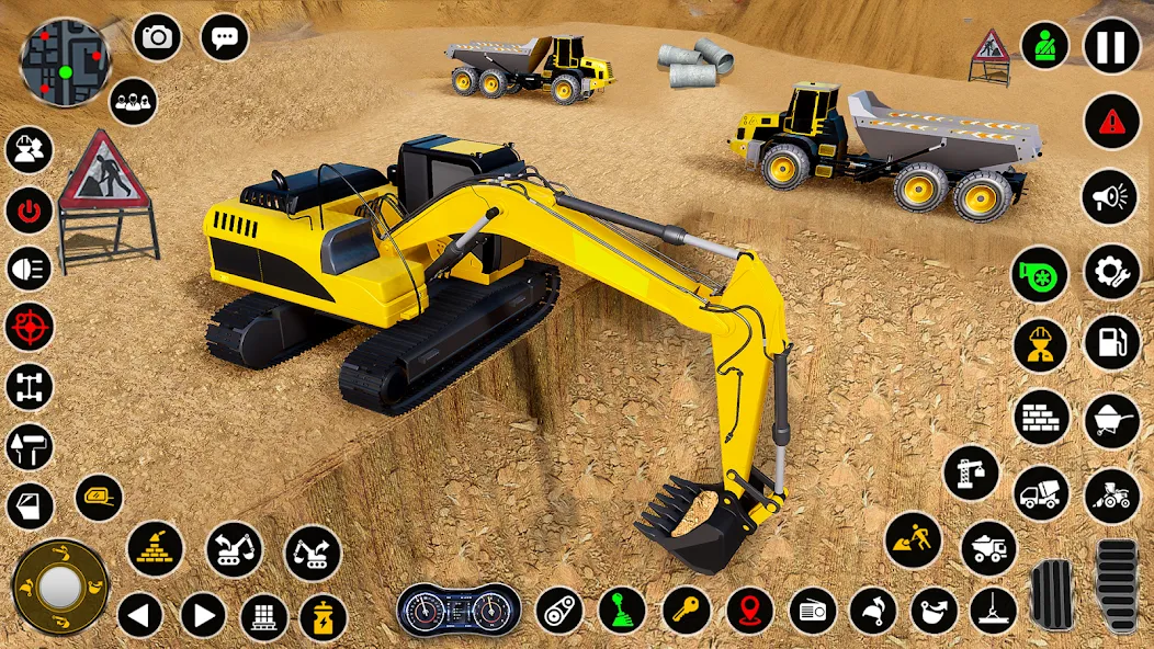 Взломанная Construction Dump Truck Game (Конструкционный симулятор самосвала)  [МОД Много денег] — стабильная версия apk на Андроид screen 1