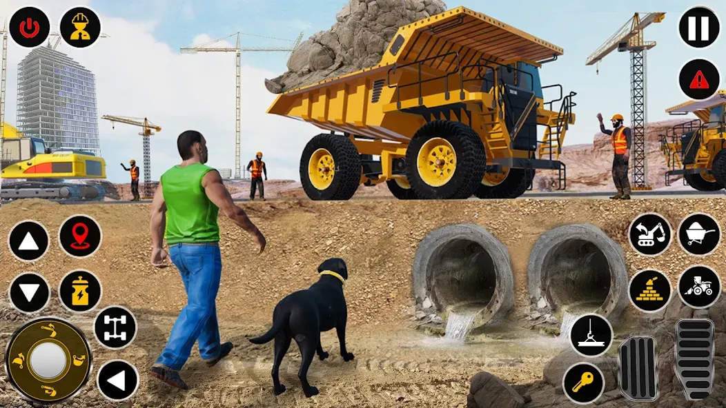 Взломанная Construction Dump Truck Game (Конструкционный симулятор самосвала)  [МОД Много денег] — стабильная версия apk на Андроид screen 3