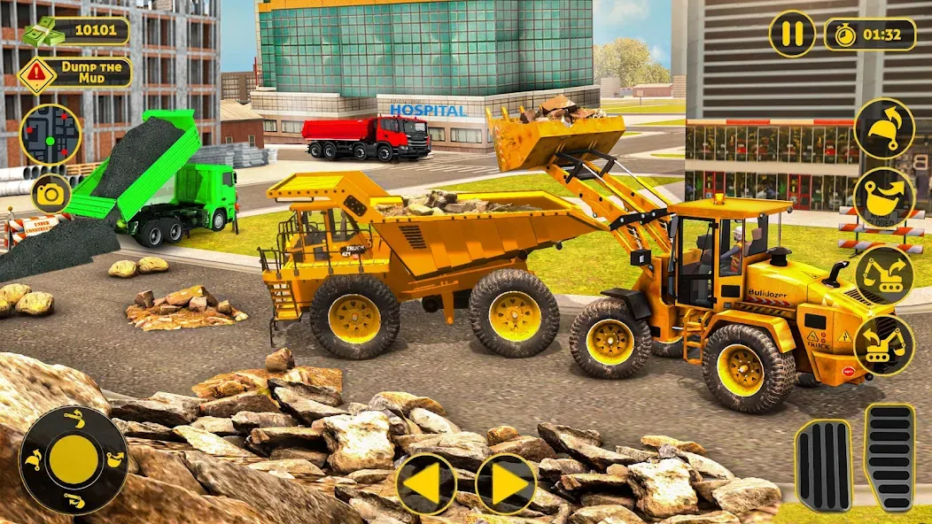 Взломанная Construction Dump Truck Game (Конструкционный симулятор самосвала)  [МОД Много денег] — стабильная версия apk на Андроид screen 4