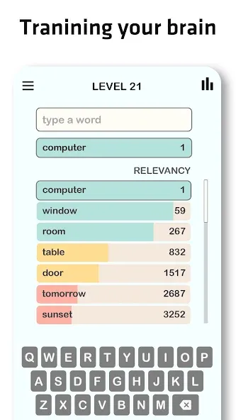 Взломанная Contexto — Similar Word (Контекст)  [МОД Все открыто] — последняя версия apk на Андроид screen 4