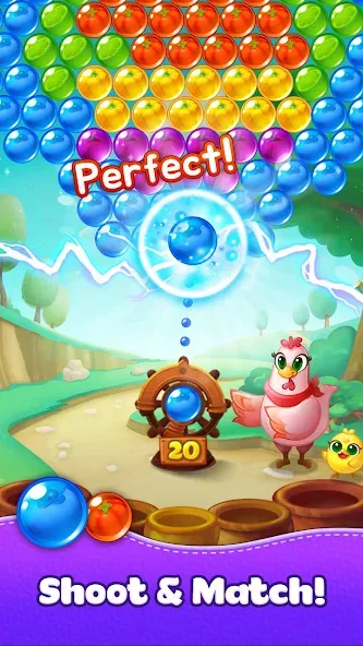 Скачать взломанную Bubble CoCo : Bubble Shooter (Бабл Коко)  [МОД Unlocked] — стабильная версия apk на Андроид screen 1