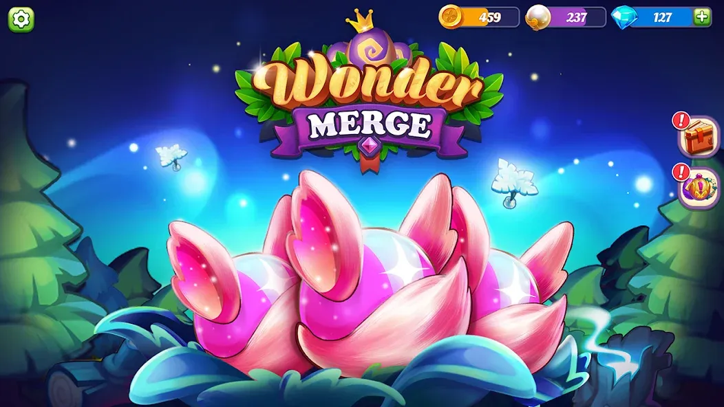 Взломанная Wonder Merge — Match 3 Puzzle (Вондер Мердж)  [МОД Бесконечные монеты] — последняя версия apk на Андроид screen 3