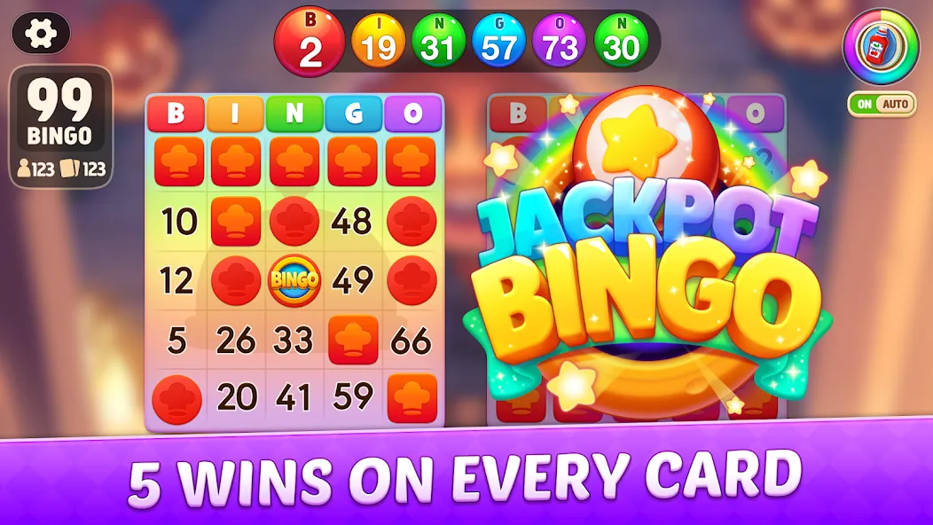 Взломанная Bingo Frenzy®-Live Bingo Games (Бинго Френзи)  [МОД Unlimited Money] — последняя версия apk на Андроид screen 1