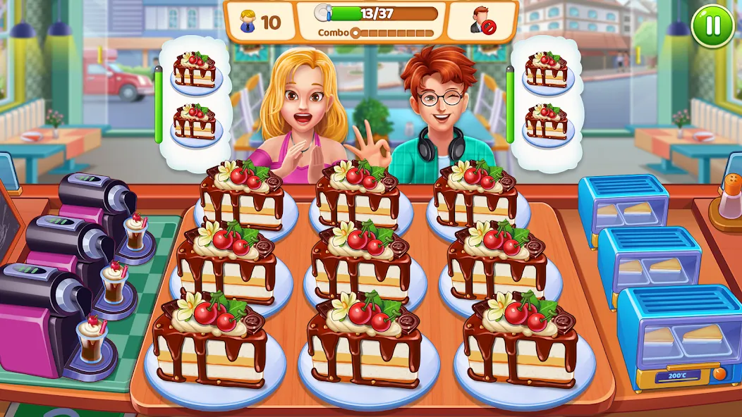 Скачать взломанную Food Voyage: Fun Cooking Games (Фуд Воядж)  [МОД Много денег] — последняя версия apk на Андроид screen 2