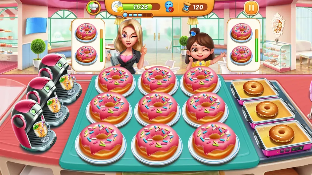 Взломанная Cooking City — Cooking Games (Кукинг Сити)  [МОД Mega Pack] — полная версия apk на Андроид screen 5