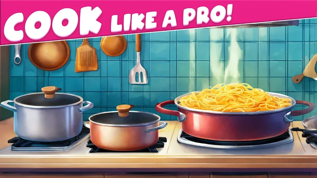 Скачать взломанную Cooking Taste Restaurant Games  [МОД Menu] — стабильная версия apk на Андроид screen 1