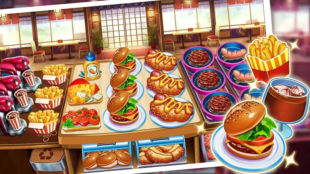 Взломанная Food Game Crazy Super Chef  [МОД Бесконечные деньги] — полная версия apk на Андроид screen 4