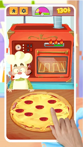 Взломанная Pizza Maker — Cooking Games (Пицца Мейкер)  [МОД Бесконечные деньги] — стабильная версия apk на Андроид screen 1