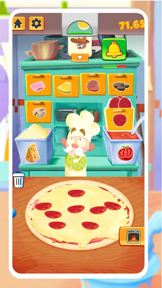 Взломанная Pizza Maker — Cooking Games (Пицца Мейкер)  [МОД Бесконечные деньги] — стабильная версия apk на Андроид screen 2