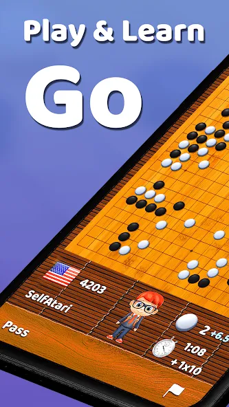 Скачать взлом Go Game — BadukPop (Го игра)  [МОД Mega Pack] — стабильная версия apk на Андроид screen 1