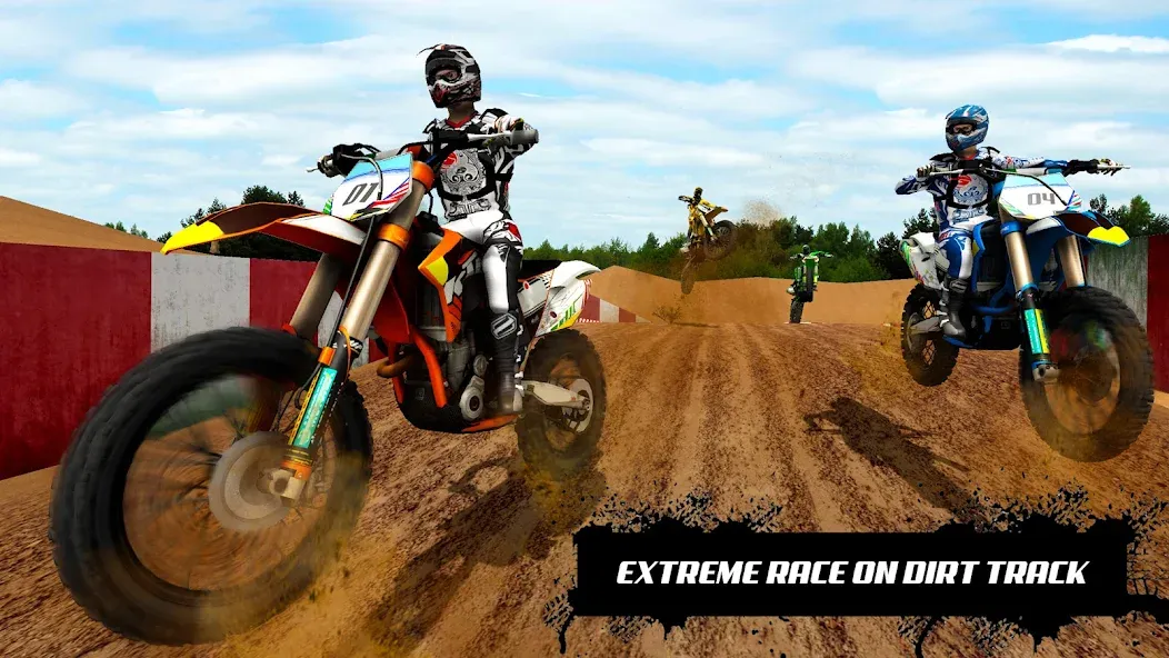 Взлом Mountain Dirt Bike Champions  [МОД Меню] — стабильная версия apk на Андроид screen 3