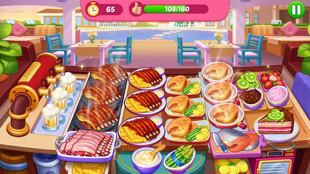 Взлом Crazy Cooking Diner: Chef Game (Крейзи кукинг дайнер)  [МОД Много денег] — последняя версия apk на Андроид screen 4