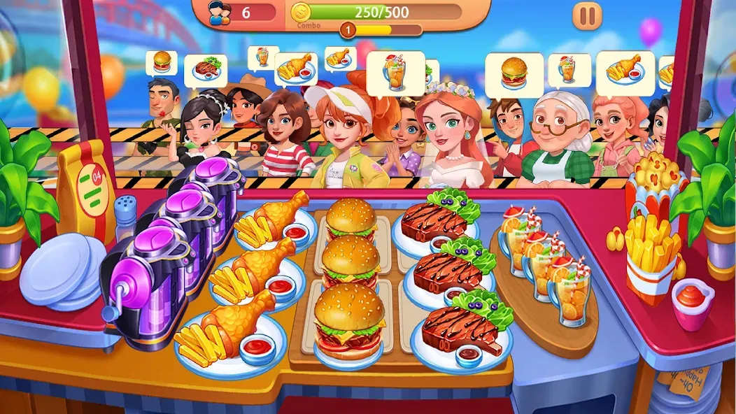 Скачать взлом Cooking Journey: Cooking Games (Кукинг Джерни)  [МОД Menu] — последняя версия apk на Андроид screen 1