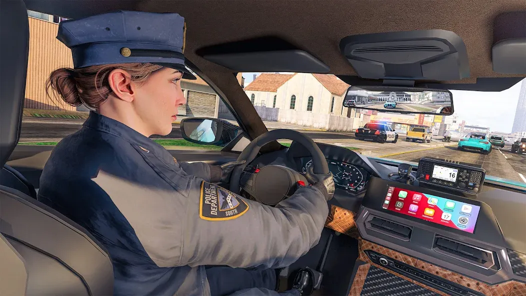 Скачать взлом Police Simulator Job Cop Game  [МОД Unlocked] — стабильная версия apk на Андроид screen 1