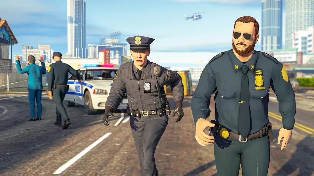 Скачать взлом Police Simulator Job Cop Game  [МОД Unlocked] — стабильная версия apk на Андроид screen 5