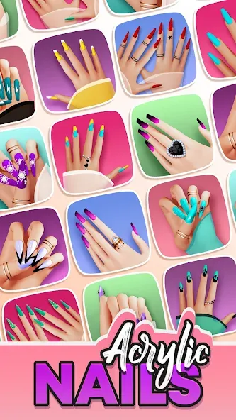 Скачать взломанную Acrylic Nails!  [МОД Много денег] — полная версия apk на Андроид screen 1