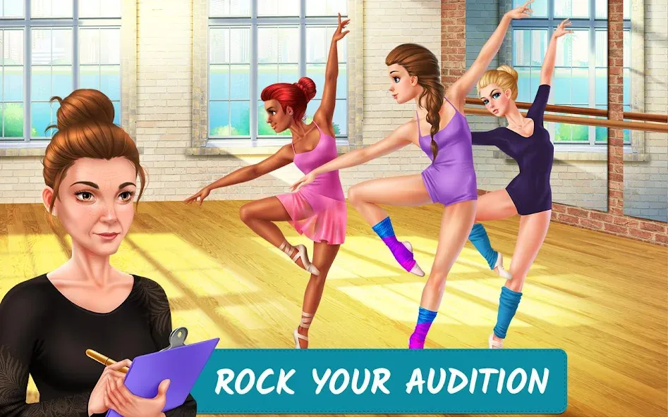 Взлом Dance School Stories  [МОД Все открыто] — стабильная версия apk на Андроид screen 1