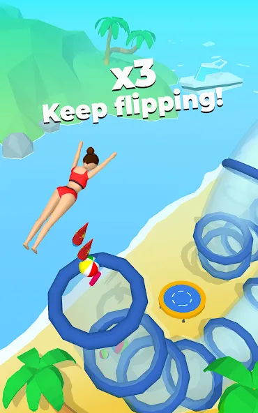 Скачать взлом Flip Jump Stack!  [МОД Unlimited Money] — последняя версия apk на Андроид screen 1