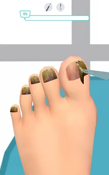 Скачать взломанную Foot Clinic — ASMR Feet Care (Фут Клиник)  [МОД Mega Pack] — полная версия apk на Андроид screen 3