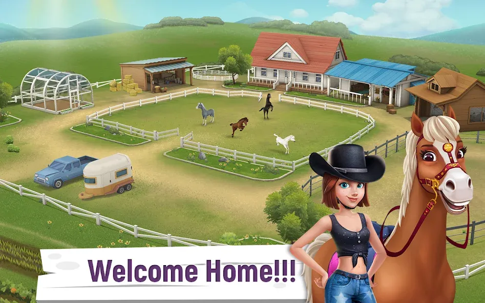 Взлом My Horse Stories  [МОД Unlimited Money] — последняя версия apk на Андроид screen 1