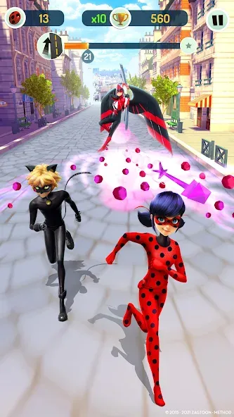 Скачать взлом Miraculous Ladybug & Cat Noir  [МОД Menu] — последняя версия apk на Андроид screen 5