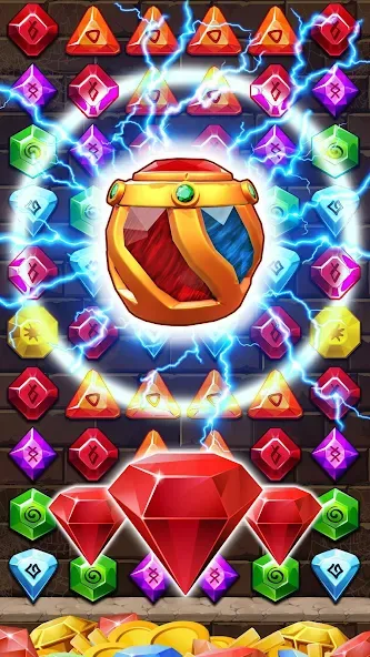 Скачать взлом Jewel Ancient Pyramid Treasure  [МОД Меню] — полная версия apk на Андроид screen 1