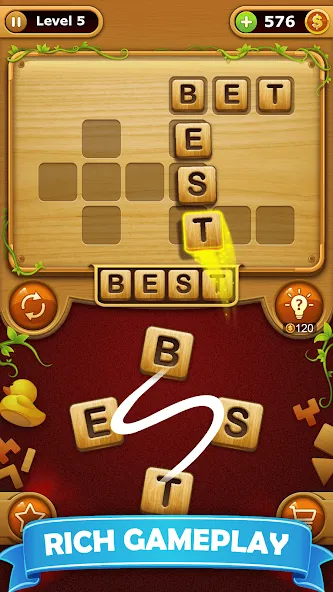 Взлом Word Connect — Word Games  [МОД Много монет] — полная версия apk на Андроид screen 2