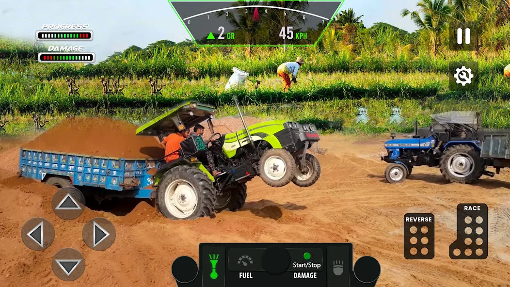 Скачать взлом Tractor Simulator Farm Games (Фарминг игры)  [МОД Unlocked] — полная версия apk на Андроид screen 2