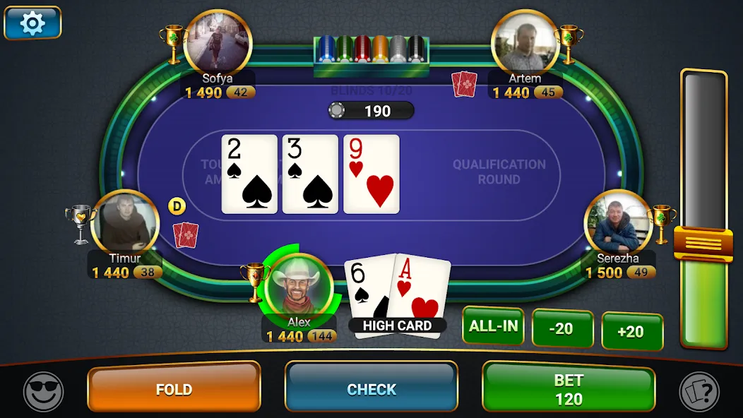 Скачать взломанную Poker Championship Tournaments  [МОД Unlocked] — полная версия apk на Андроид screen 3