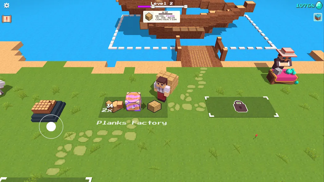 Скачать взломанную CubeCrafter (Кьюбкрафт)  [МОД Много монет] — полная версия apk на Андроид screen 2