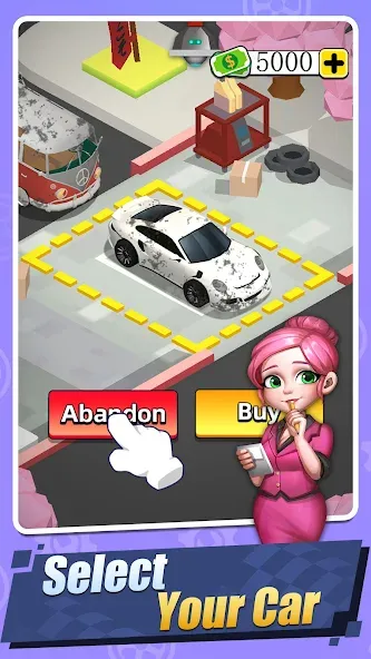 Скачать взломанную Car Fix Inc — Mechanic Garage (Кар Фикс Инк)  [МОД Menu] — стабильная версия apk на Андроид screen 1