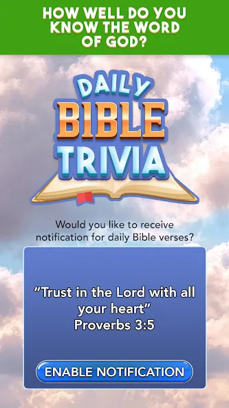 Скачать взлом Daily Bible Trivia Bible Games (Ежедневные викторины Библии библейские игры)  [МОД Unlocked] — полная версия apk на Андроид screen 3